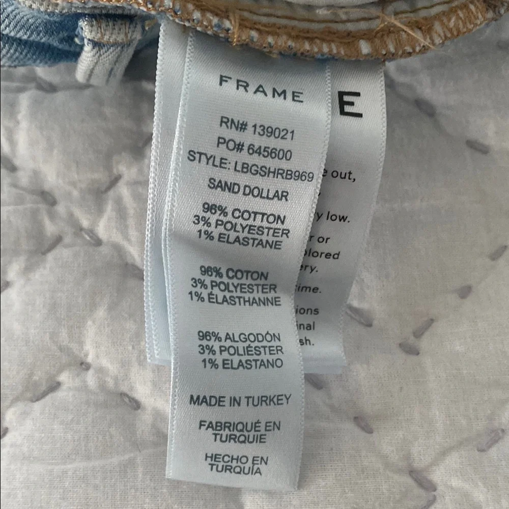 Frame Denim Blue Jean Shorts - Picture 4 of 4